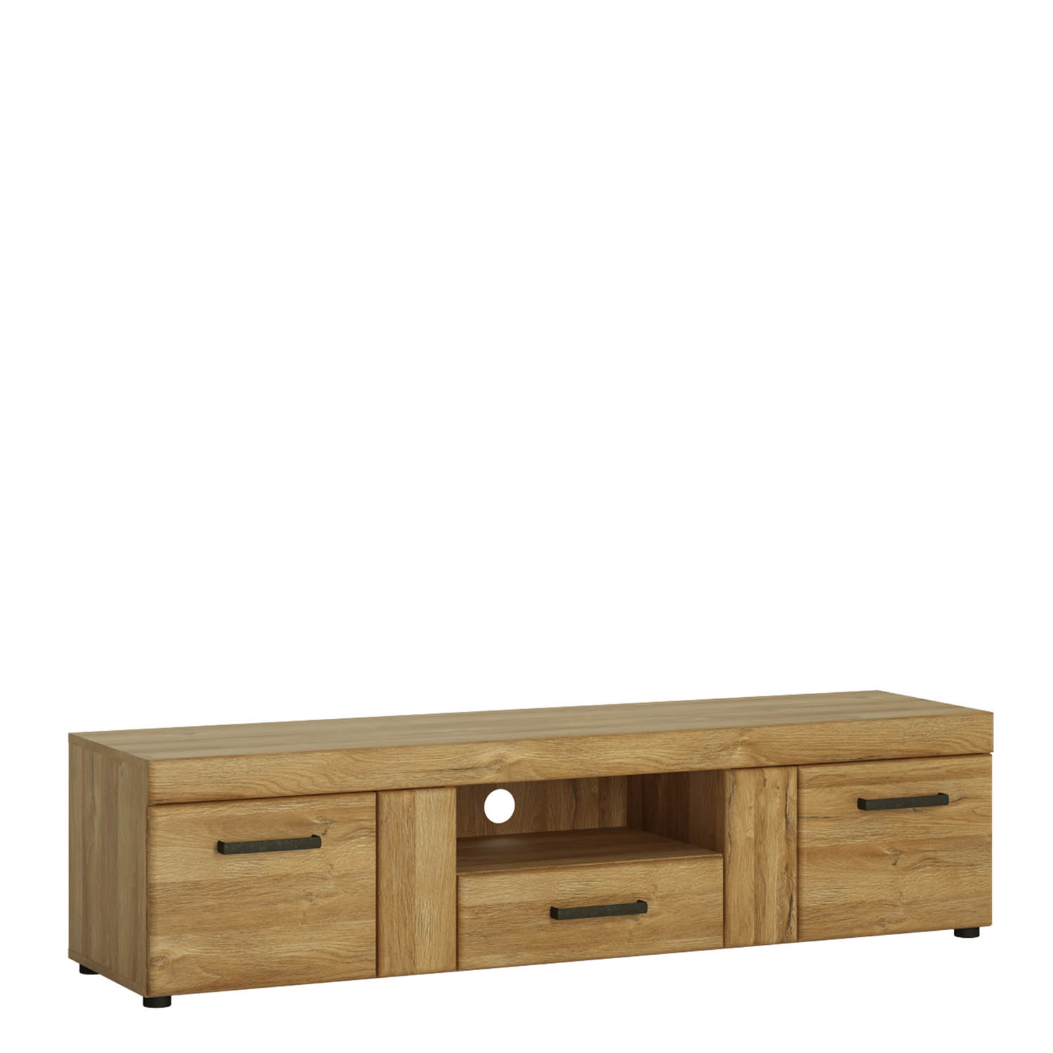 2 door 1 drawer wide TV cabinet